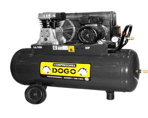 Compresor Dogo 3 HP x 100LT Profesional Mono